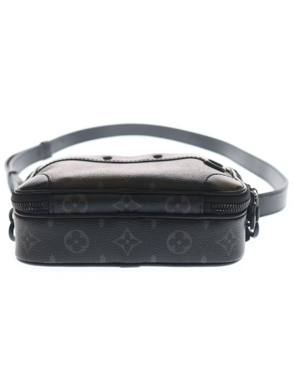 Louis Vuitton Monogram Eclipse Wearable Wallet Mini Shoulder Bag Black Leather - Picture 5 of 7